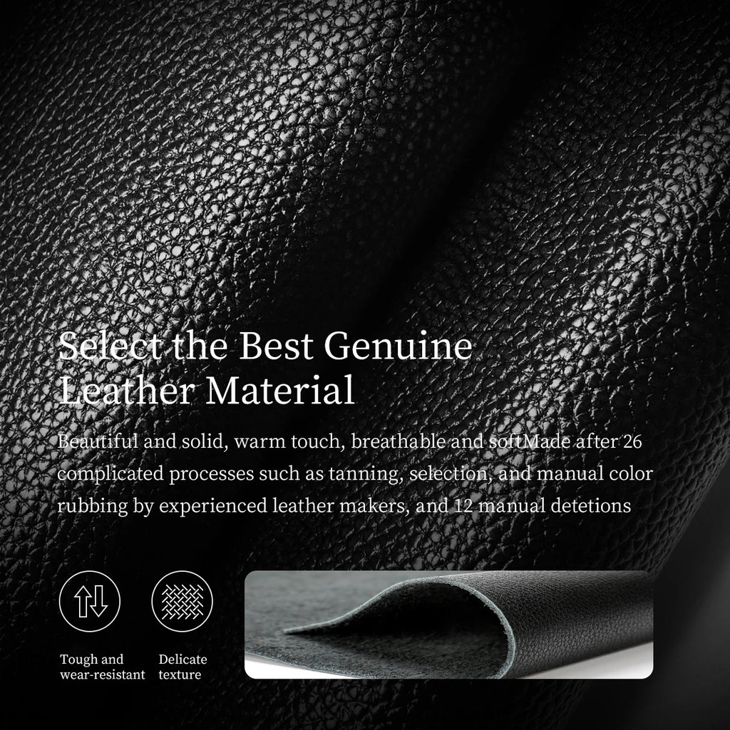 Tigernu Genuine Leather Wallet for Men Long Wallet Men's Wallet Male Slim Leather Purse Card Holder Zipper Pocket gift box