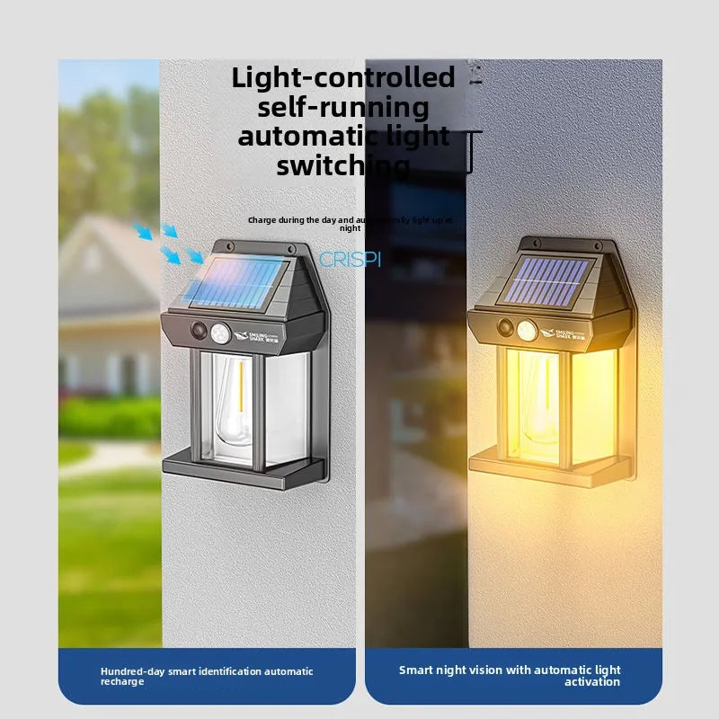 Powerful Outdoor Solar Lamp Garden Solar Powered Streetlight Outdoor Lights Waterproof Light Led Lighting External Decoration
