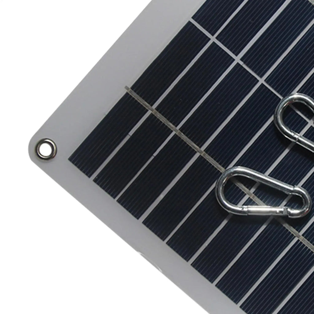 Solar Panel Charger 50W 12V Type-C Waterproof Home Supplies Type-C Solar Panel Charger for Hiking Backpacking Travel Urgency