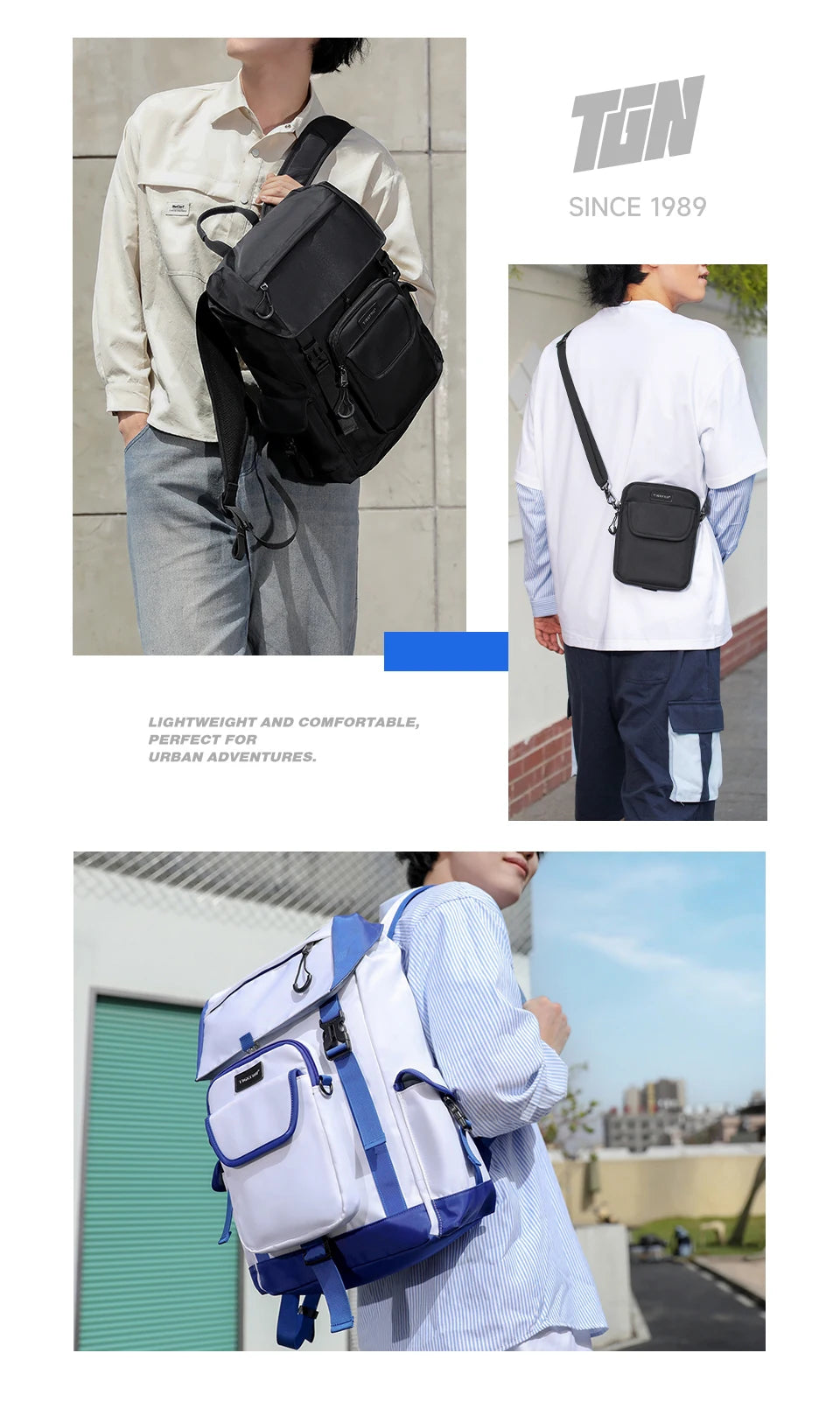 Tigernu School Backpacks For Men Bags For Removable With Shoulder Bags 14inch Laptop Backpacks Women Travel Backpack Bags Male