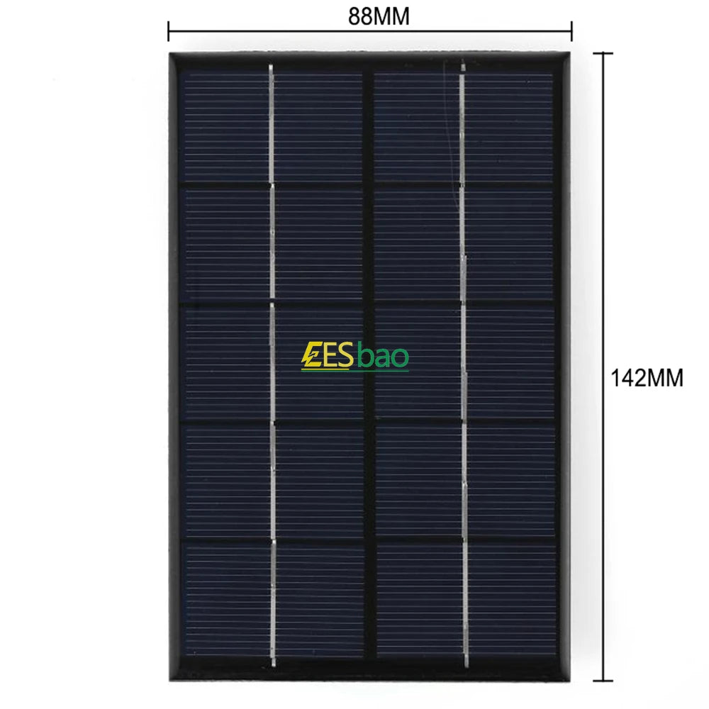5V 5-35W Portable Solar Panel USB Charger For Phone Power Bank Outdoor Camping RV Sunpower  solar panel usb