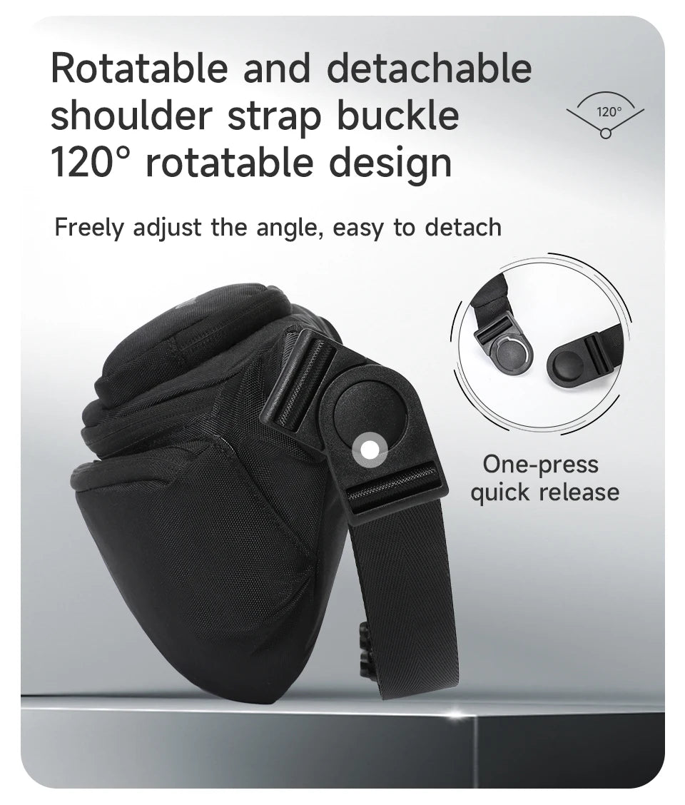 Tigernu Chest Bags Men's Shoulder Bag Fanny Packs For Men Hip Sack Crossbody Bag Men Sling Bag Men's Breasts Tactical Bags Male