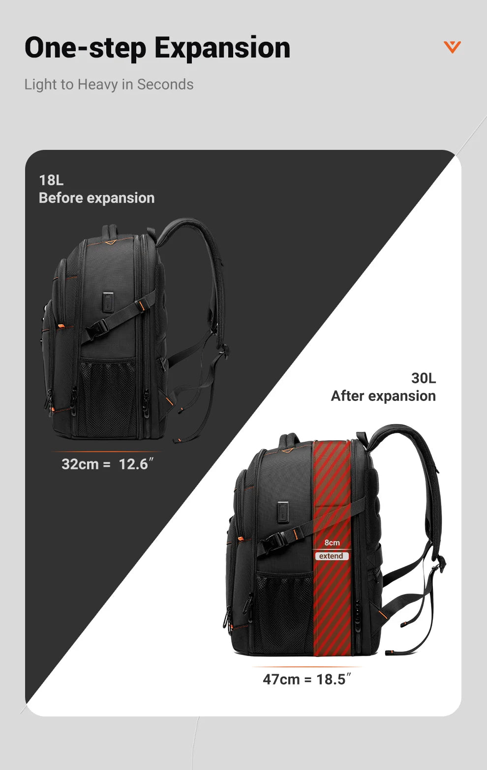 HK Waterproof Hiking Backpack Male Multifunctional Sports Camping Bag for Men Large Capacity Outdoor Rucksack with Bottle Holder