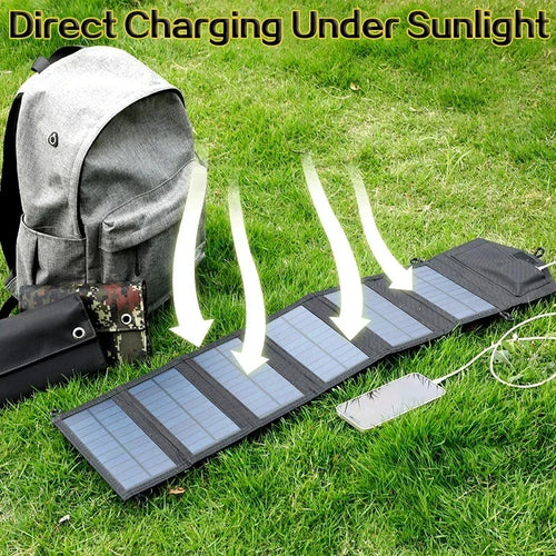 1000W Foldable Solar Panel USB Type C Mobile Phone Charging Outdoor PC Hiking Camping Portable Battery Bank Charging Christmas