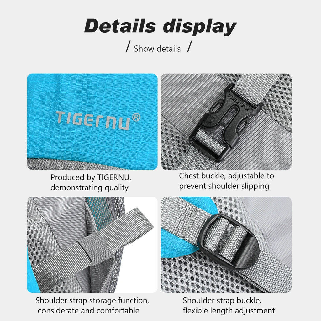 Tigernu Climbing Backpacks Men Outdoor Bag Waterproof Travel Backpack Women Light Sport Backpack Bag For Men Hiking Bag Rucksack