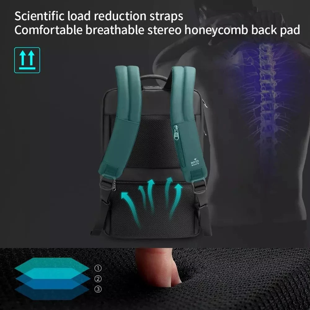 Tigernu Anti Theft Backpack 15.6inch Laptop Backpack Men TPU Waterproof Travel Backpacks Male School Bags For Men Luggage Bags
