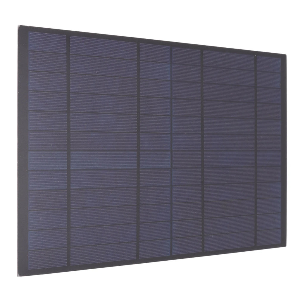 6V 10W Outdoor Solar Panel Charger Polycrystalline Silicon 1660mA Solar Charger Plate for Camping Hiking Mountaineering
