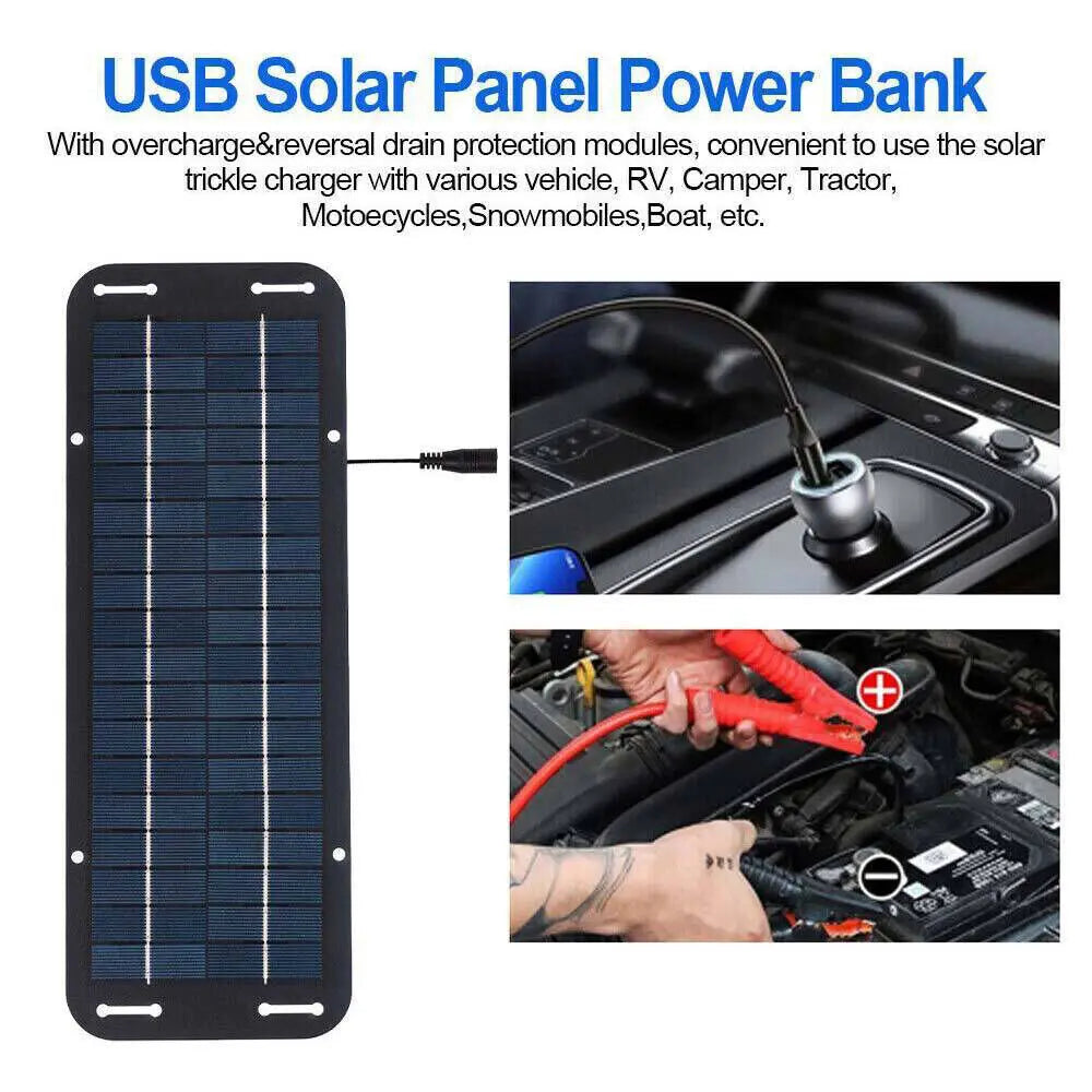 30W Solar Charger System IP65 Car Battery Solar Panel Charging Kit 18V Solar Battery Charger Board For Car RV Boat Motorcycle