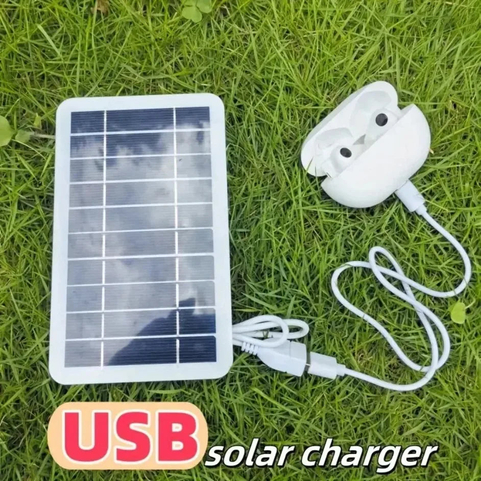 Portable USB Solar Panel Charger Safe Stable Charger Compatible with Phones  Fans  Flashlights for Outdoor Travel Camping