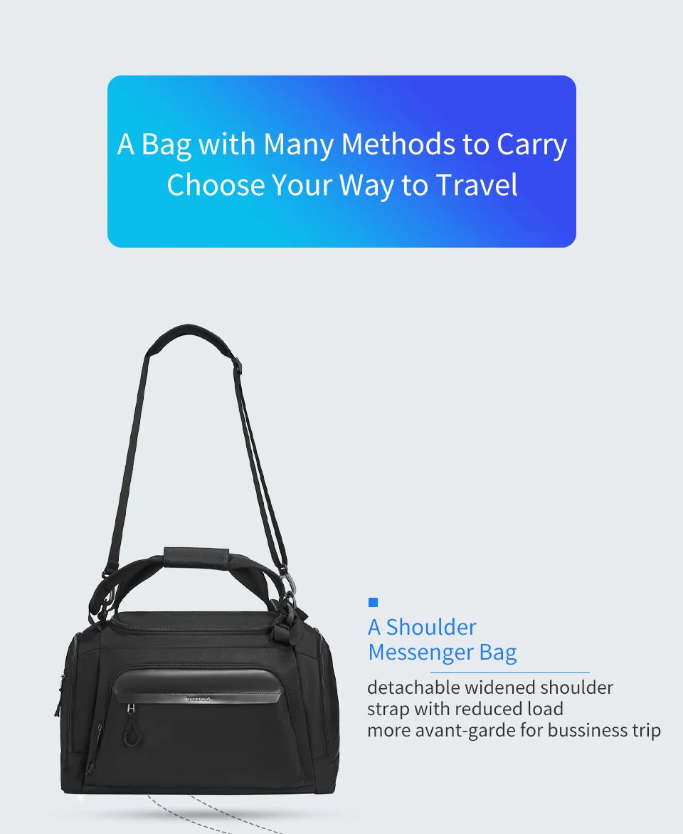 Tigernu Travel Bags For Men For Women 15.6inch Laptop Bag Handbag Waterproof Shoulder Bags Men Sport Bags For Gym Fitness Bags