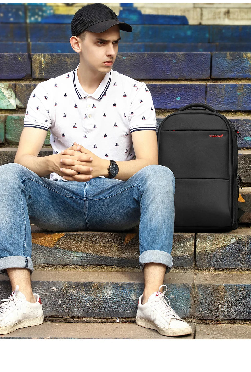 Tigernu Anti-theft Backpacks Large Capacity Bag 15.6 17 19inch Laptop Backpack For Men Travel Backpack Women Bag Female Knapsack