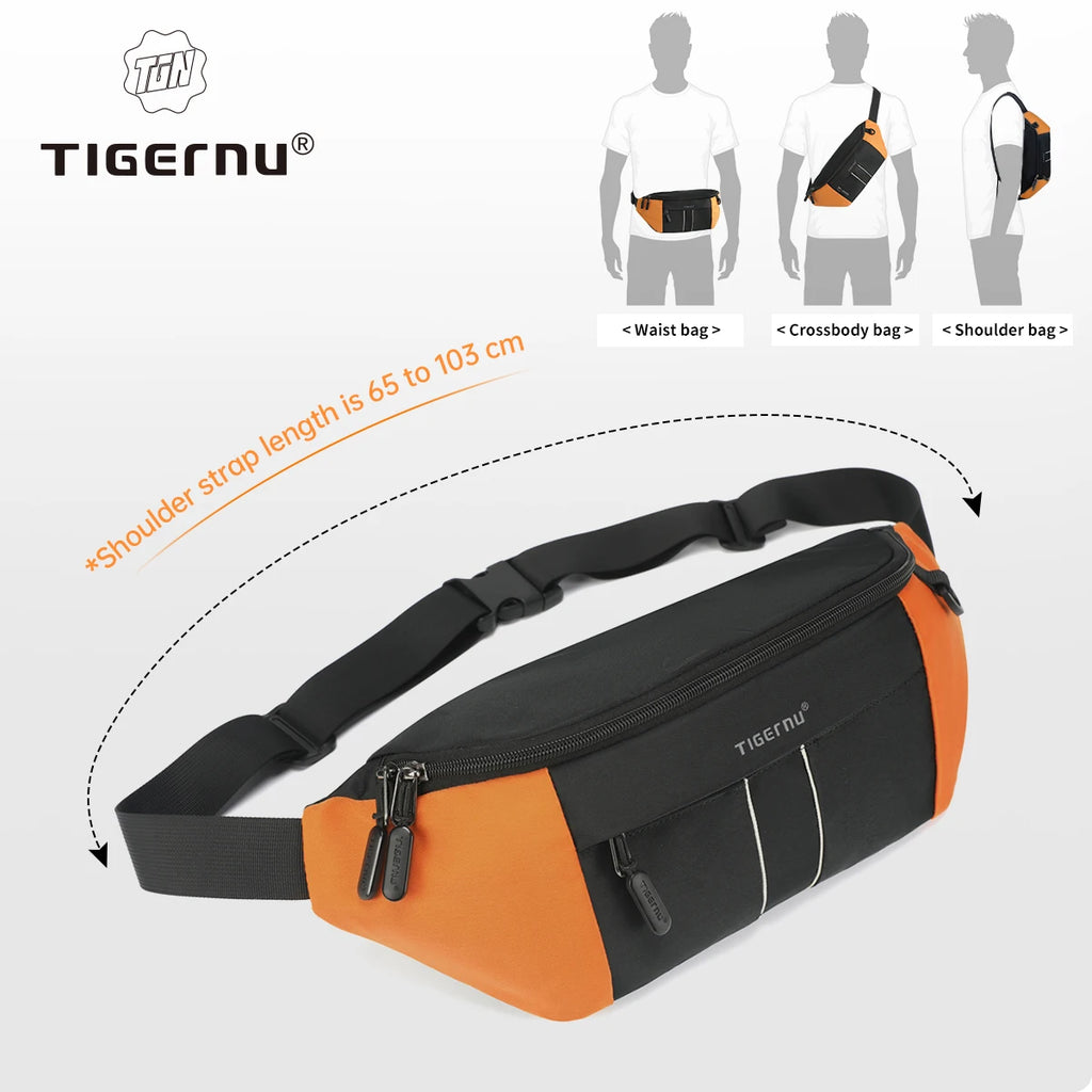 Tigernu Chest Bag For Men Fashion Shoulder Bag Multi-colors Bags Male Sling Bag Crossbody For Women Messenger Bags Boy Mini Bags