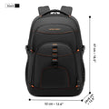 HK Large Capacity Travel Backpack Water Repellent 17.3 inch Laptop Business Bag for Men Work Leisure Hiking Rucksack School Bag