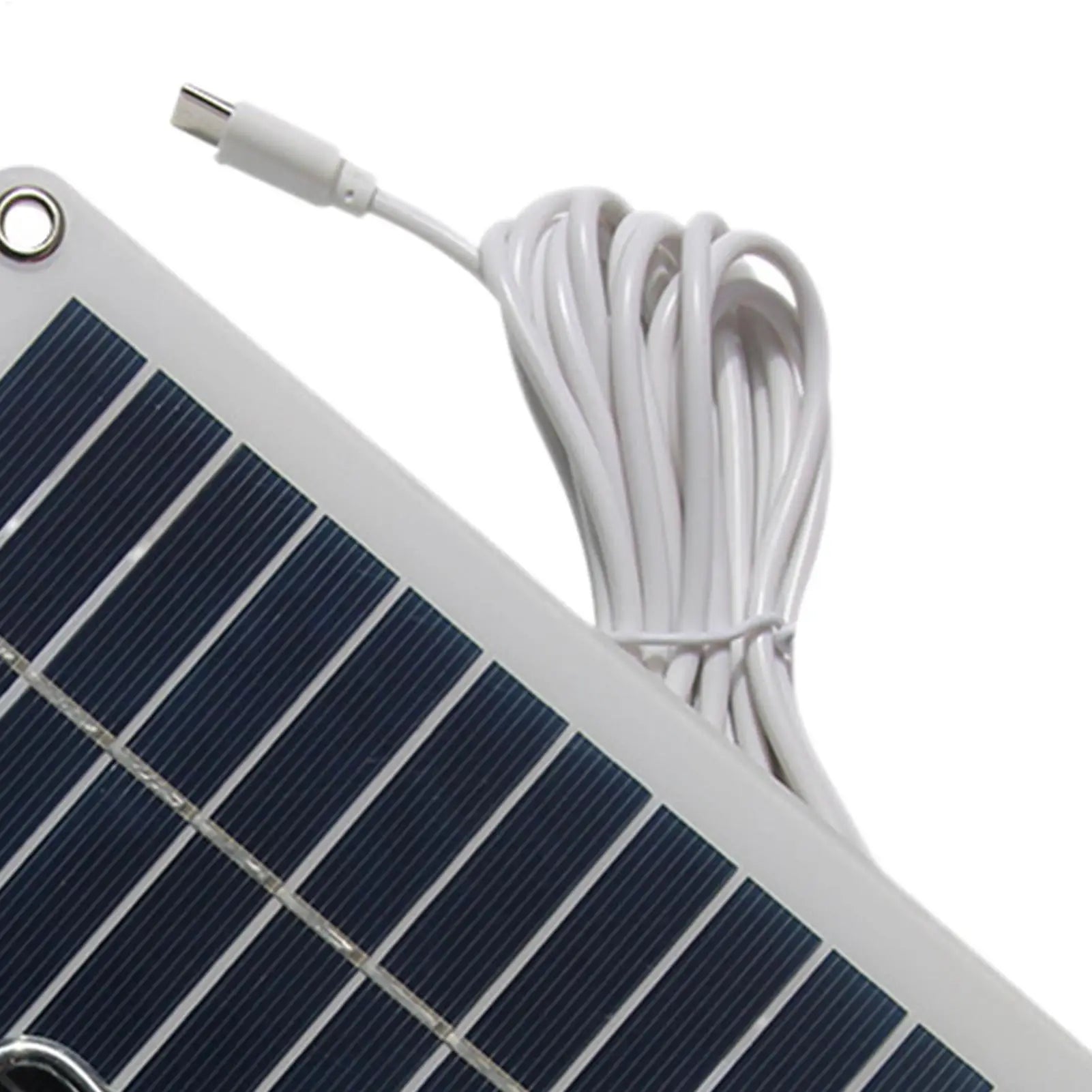 Solar Panel Charger 50W 12V Type-C Waterproof Home Supplies Type-C Solar Panel Charger for Hiking Backpacking Travel Urgency