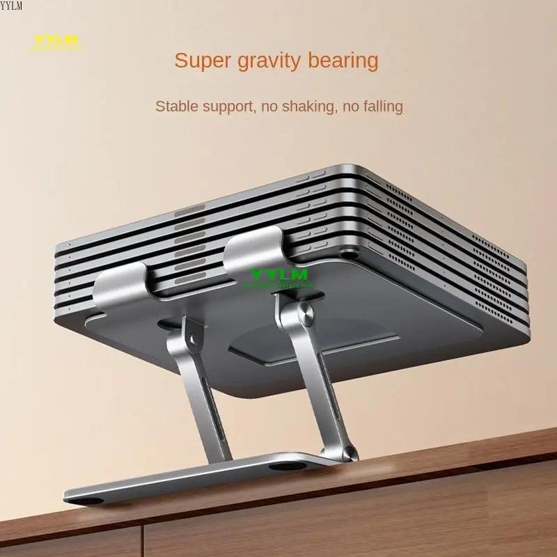 Foldable Mobile Phone Holder 360 Degree Rotating Swivel  Hollowed Tablet Riser Anti Slip Height Adjustable for IPad/iPhone 14