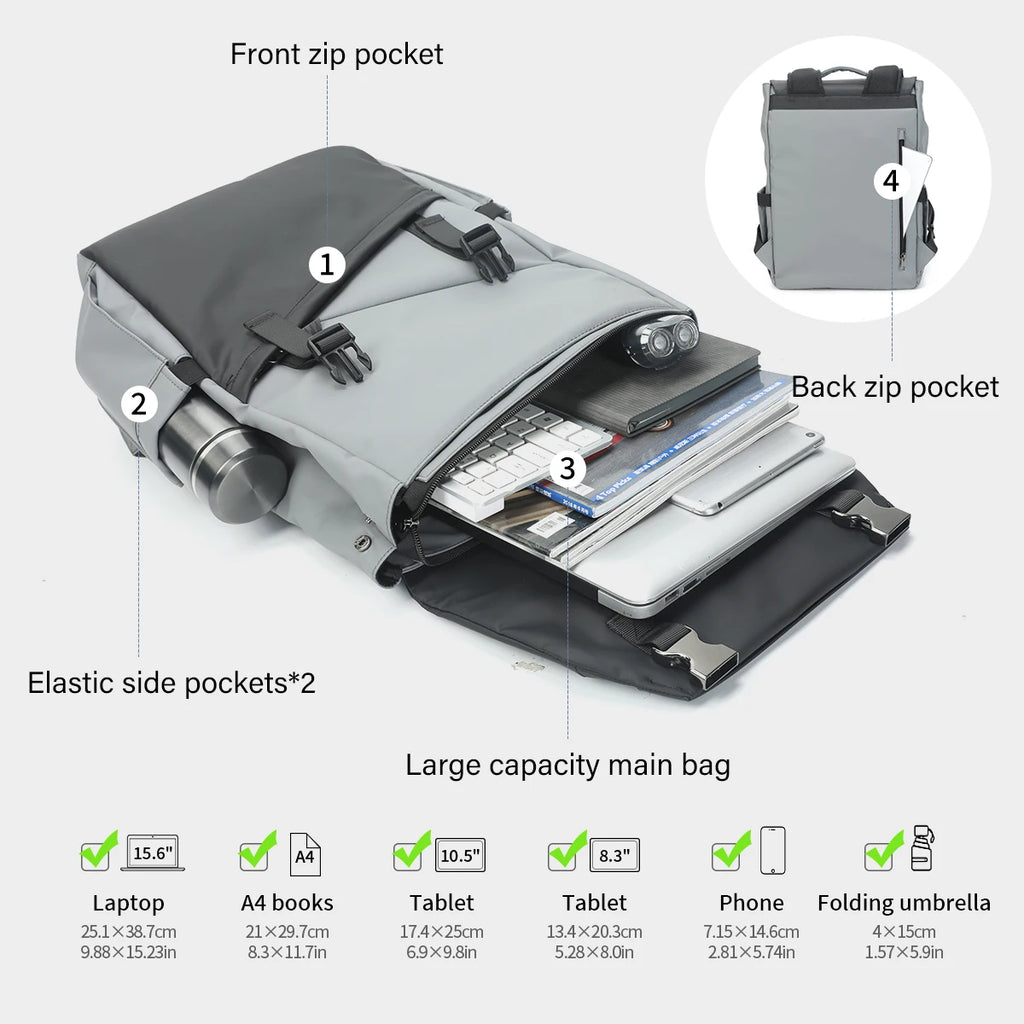 Tigernu Fashion Backpack Men Korean Style Laptop Backpack Waterproof Backpack Bags Male Business Backpacks Travel Bags Knapsack
