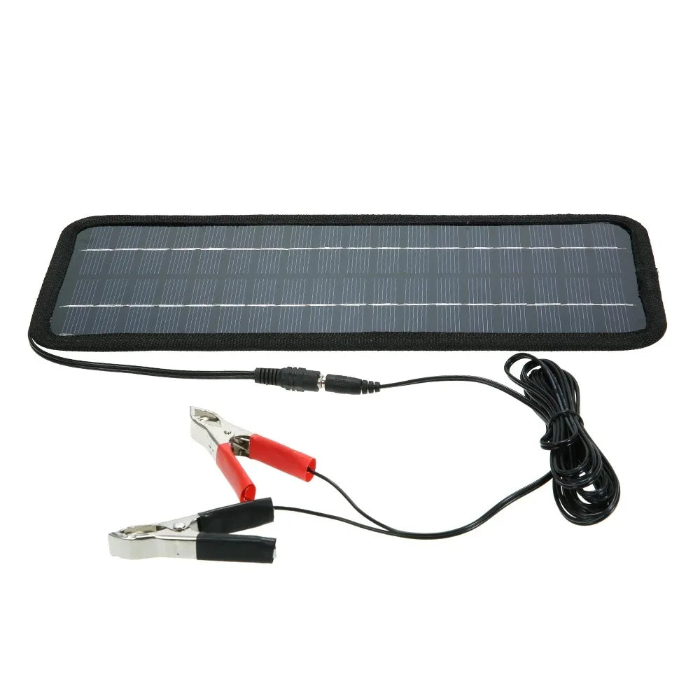 Solar Panels Charger Car Motorcycle Kick Scooter 18V 12V 20W Portable Solar Panel Car Charger Battery Efficient Maintenance