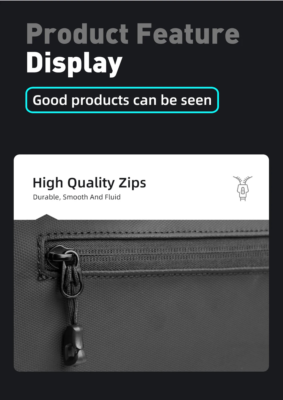 HK Lightweight Crossbody Bag For Men Waterproof Shoulder Messenger Bag Compatible With Handheld Game Console Travel Chest Pouch