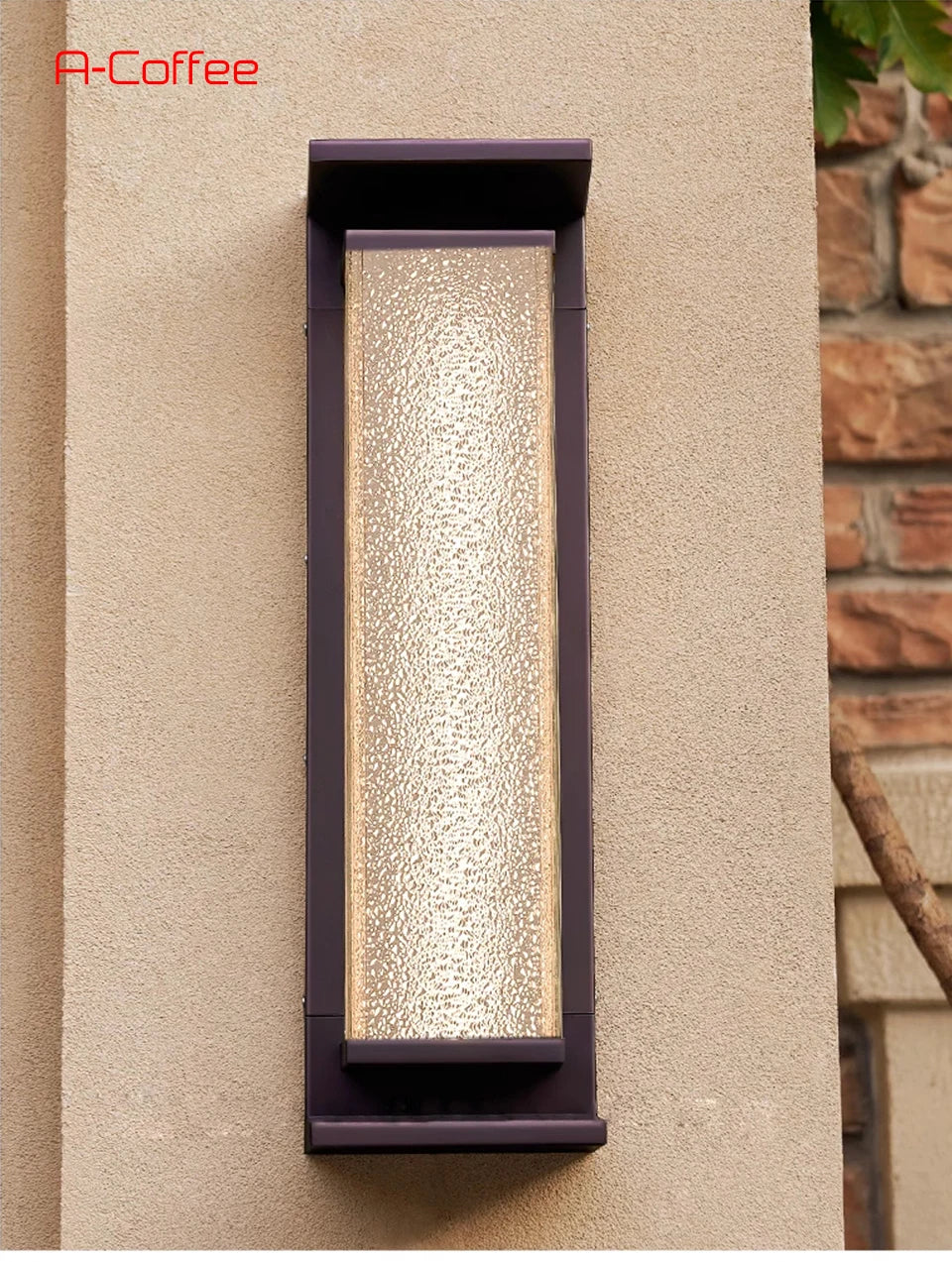 Solar Wall Light Outdoor Dusk to Dawn Porch Lighting Fixture Waterproof Solar Lanterns Anti-Rust Lanterns for Front Patio Garage
