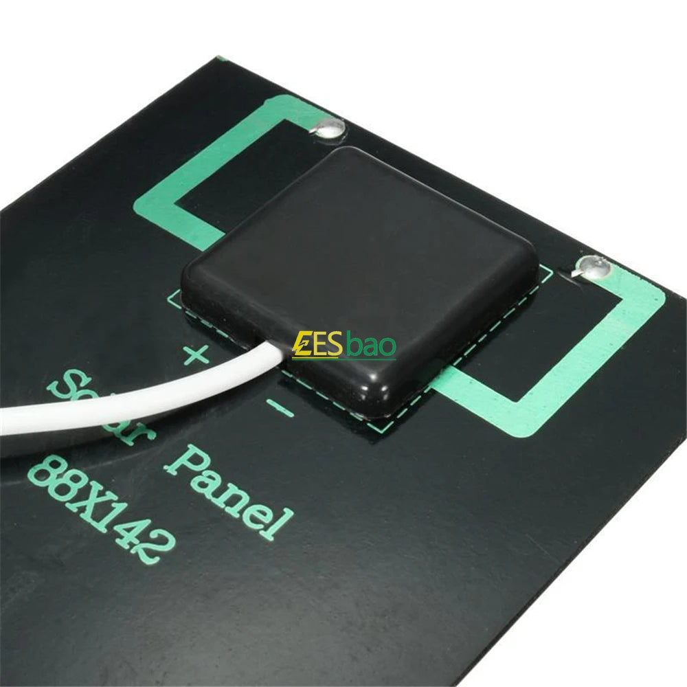 USB Solar Panel Outdoor 5W 5V Portable Solar Charger Pane Climbing Fast Charger Polysilicon Travel DIY Solar Charger Generator