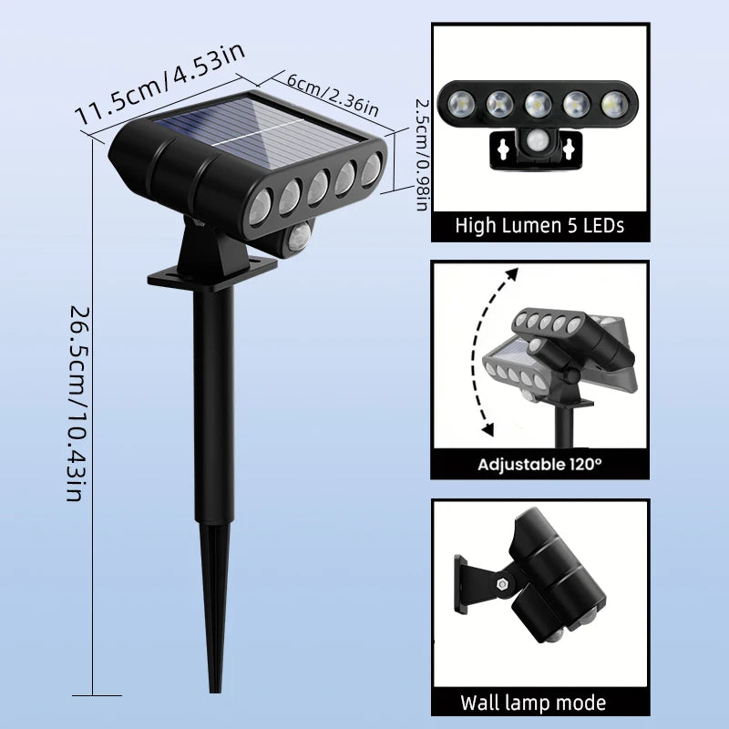 Solar Powered Tree Lighting Outdoor Lights Courtyard Lawn Lights Home Garden Lighting Decorative Landscape Atmosphere Lights
