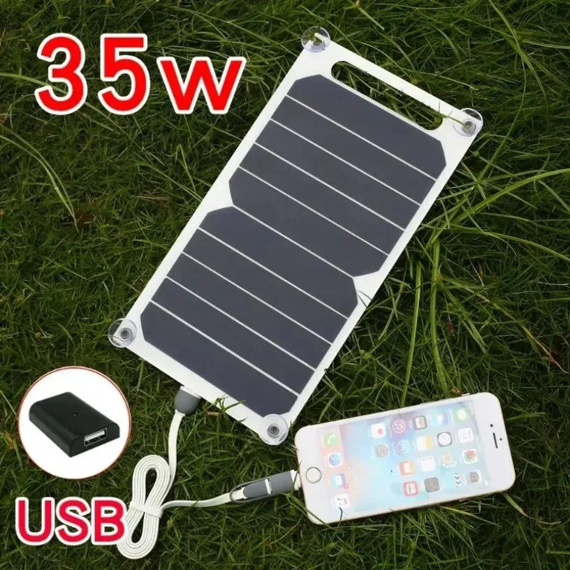 For Outdoor emergency USB 5-35W Waterproof Portable Charger Solar Panel Can  be fixed backpack for Outdoor Hiking, Camping