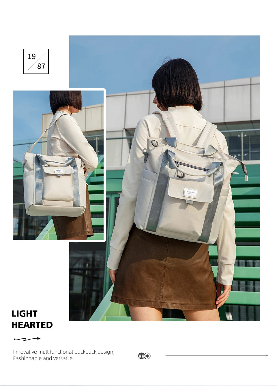Tigernu Backpack Bags For Women Fashion Shoulder Bag Handbag For Girls Sling Bags Female Backpack For Travel For School Knapsack
