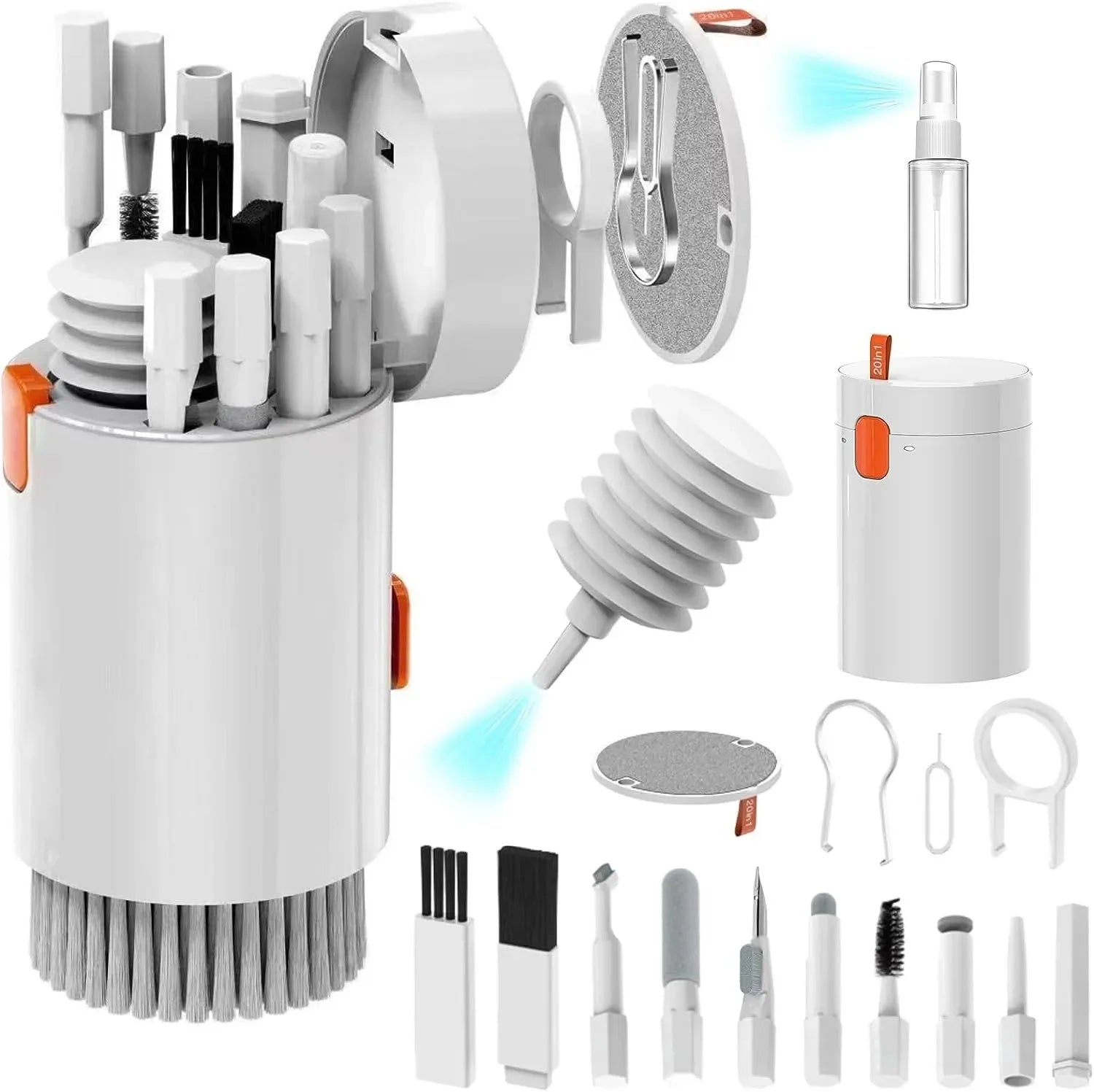 Cleaning brush for iPhone Airpods Phone slot charging port Earphone cleaning stick Laptop keyboard Digital camera lens wipe kit
