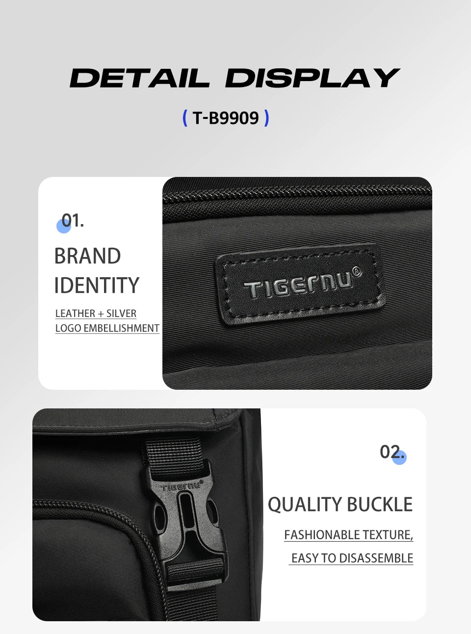 Tigernu School Backpacks For Men Bags For Removable With Shoulder Bags 14inch Laptop Backpacks Women Travel Backpack Bags Male