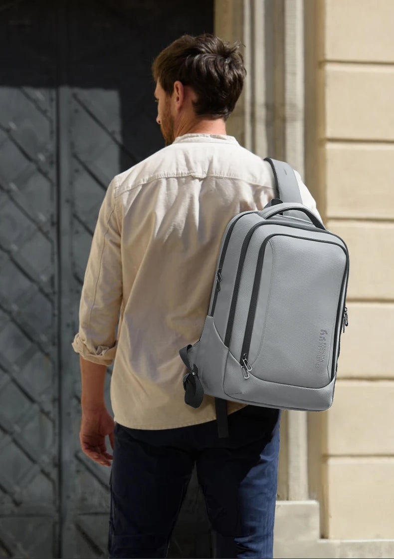 HK Large Commute Backpack Durable Casual Daypack Business Backpack Men Male Waterproof 15.6 Inch Laptop Bag Daily College Travel