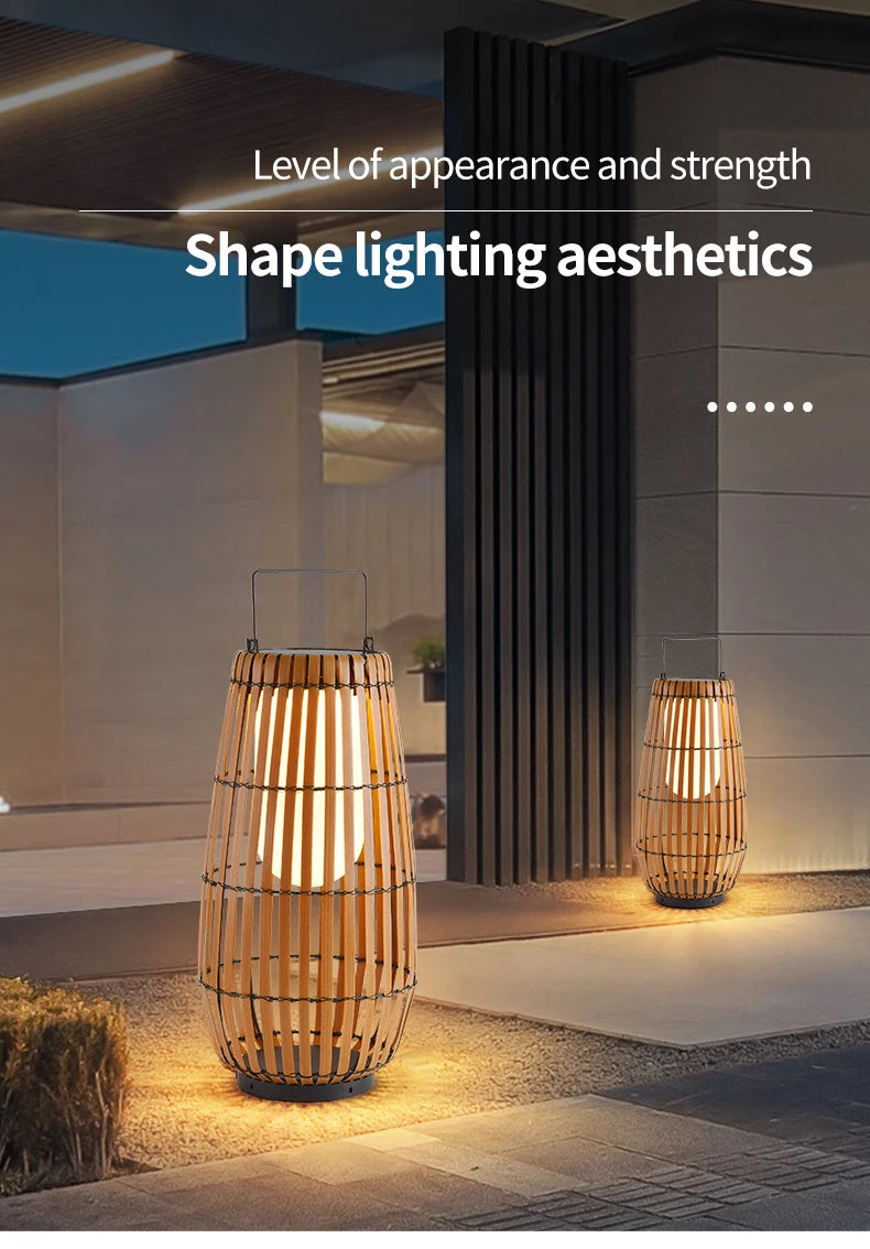 Solar Outdoor Light Modern Garden Light Garden Layout Floor Light Villa Lawn Light Waterproof Outdoor Terrace Atmosphere Light