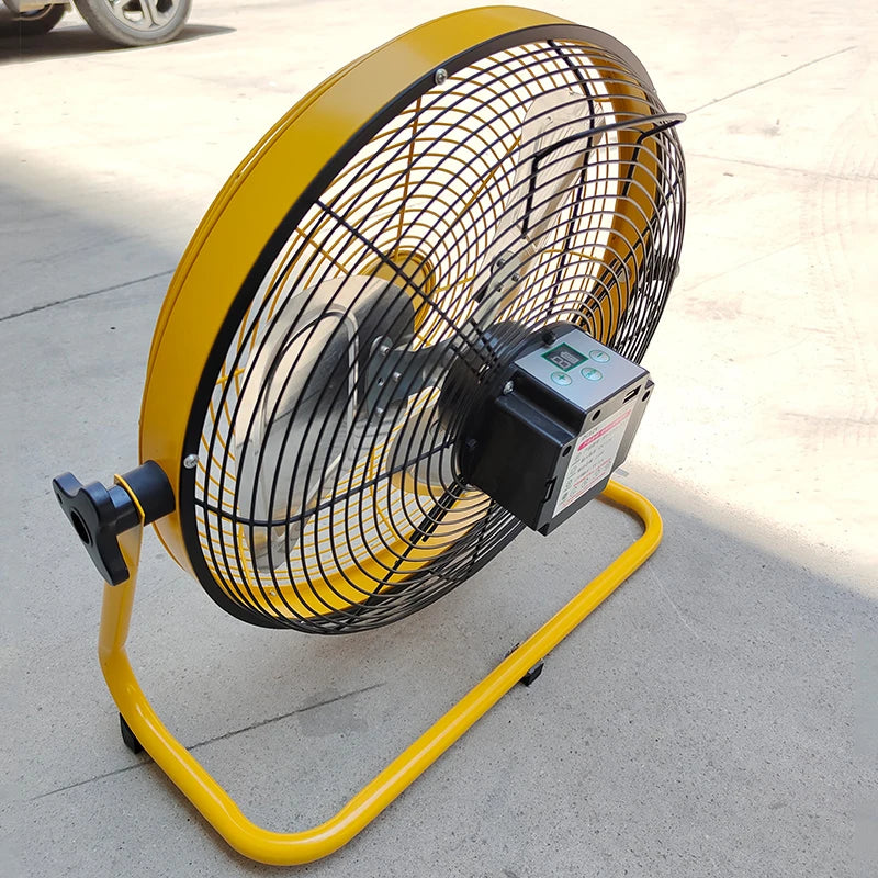Solar charging fan outdoor fishing camping desktop floor fan mobile portable industrial commercial powerful fan