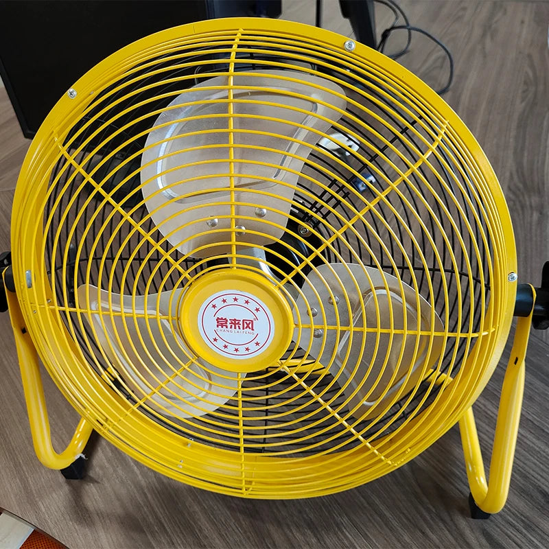 Solar charging fan outdoor fishing camping desktop floor fan mobile portable industrial commercial powerful fan
