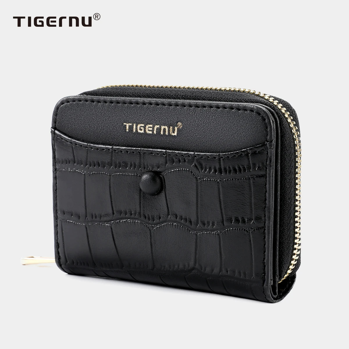Tigernu Woman's Wallets Pink Card Wallet Purses For Woman Genuine Leather Coin Purses Light Women Card Holders Female Card Bags