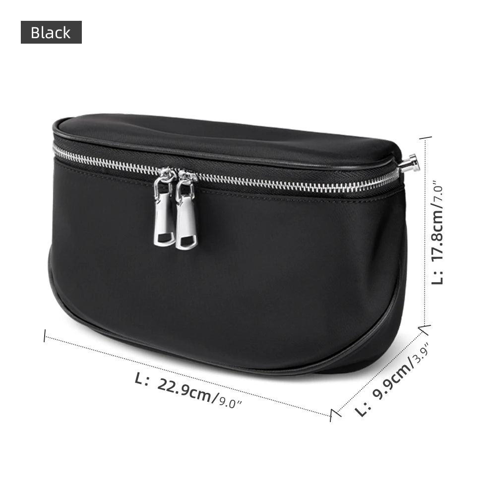 HK Casual Men's Shoulder Bag Waterproof Crossbody Bag Oxford Lightweight Messenger Bag Travel Hiking Cycling Chest Pack Satchel