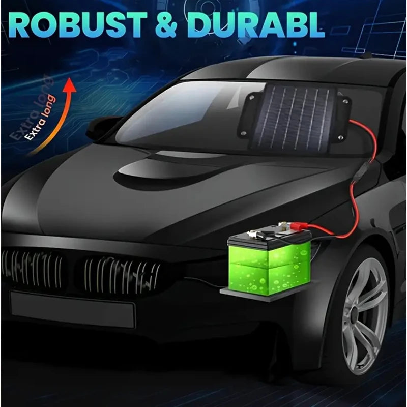 50W Solar Panel Trickle Charger For Car Battery Solar Battery Maintainer Car Truck Boat RV Motorcycle Marine Trailer Power Bank