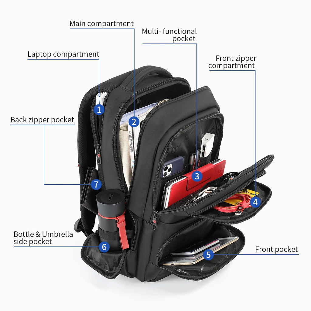 Tigernu Anti Theft Backpacks For Men 15inch Laptop Backpack Bag Casual Travel Backpack Schoolbag Male Backpack Mochilas Knapsack