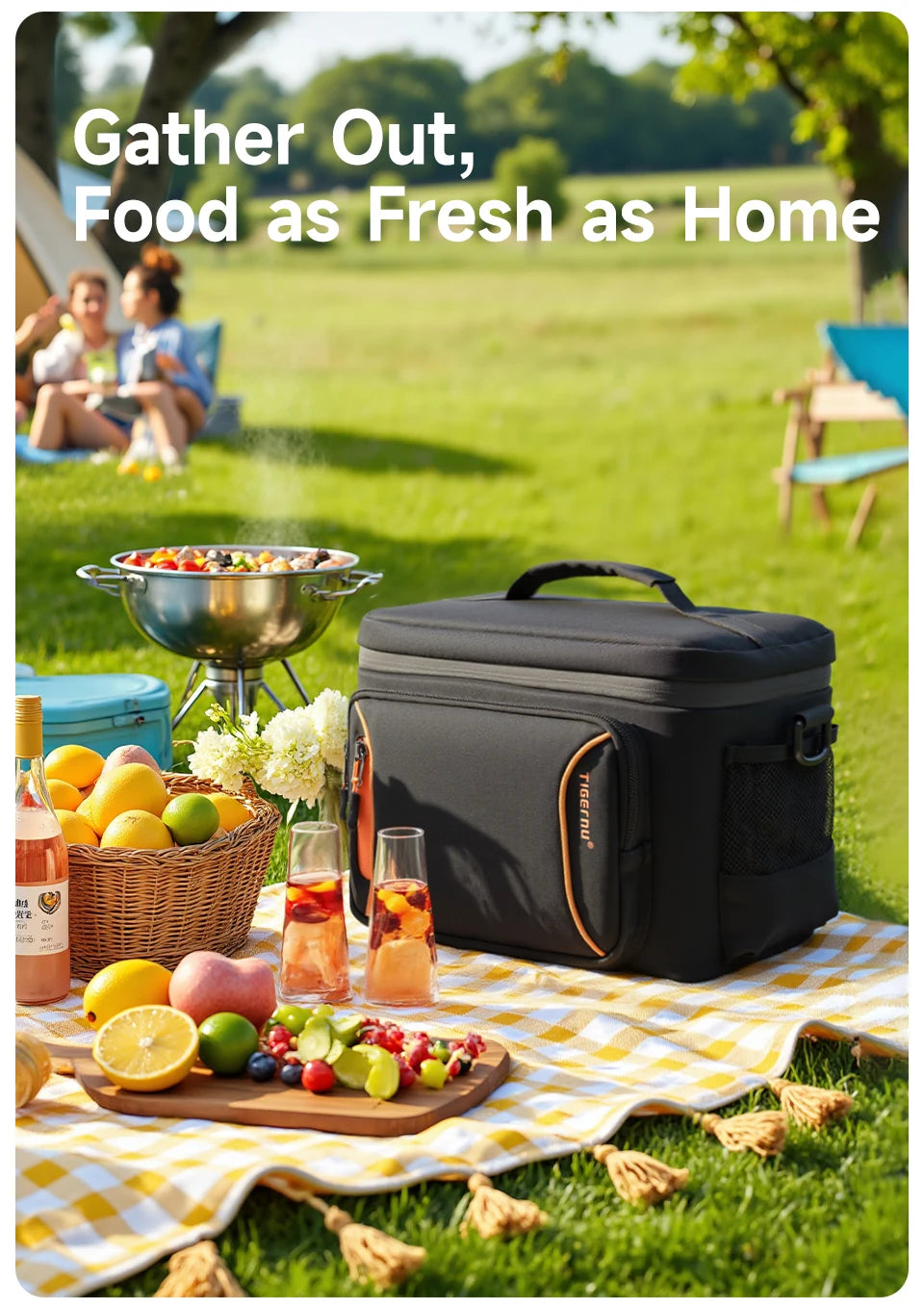 Tigernu Lunch Bags For Insulated Leakproof Cooler Bag Waterproof Women's Bag Ice Pack Cold Storage Bag Picnic Lunch Boxes School