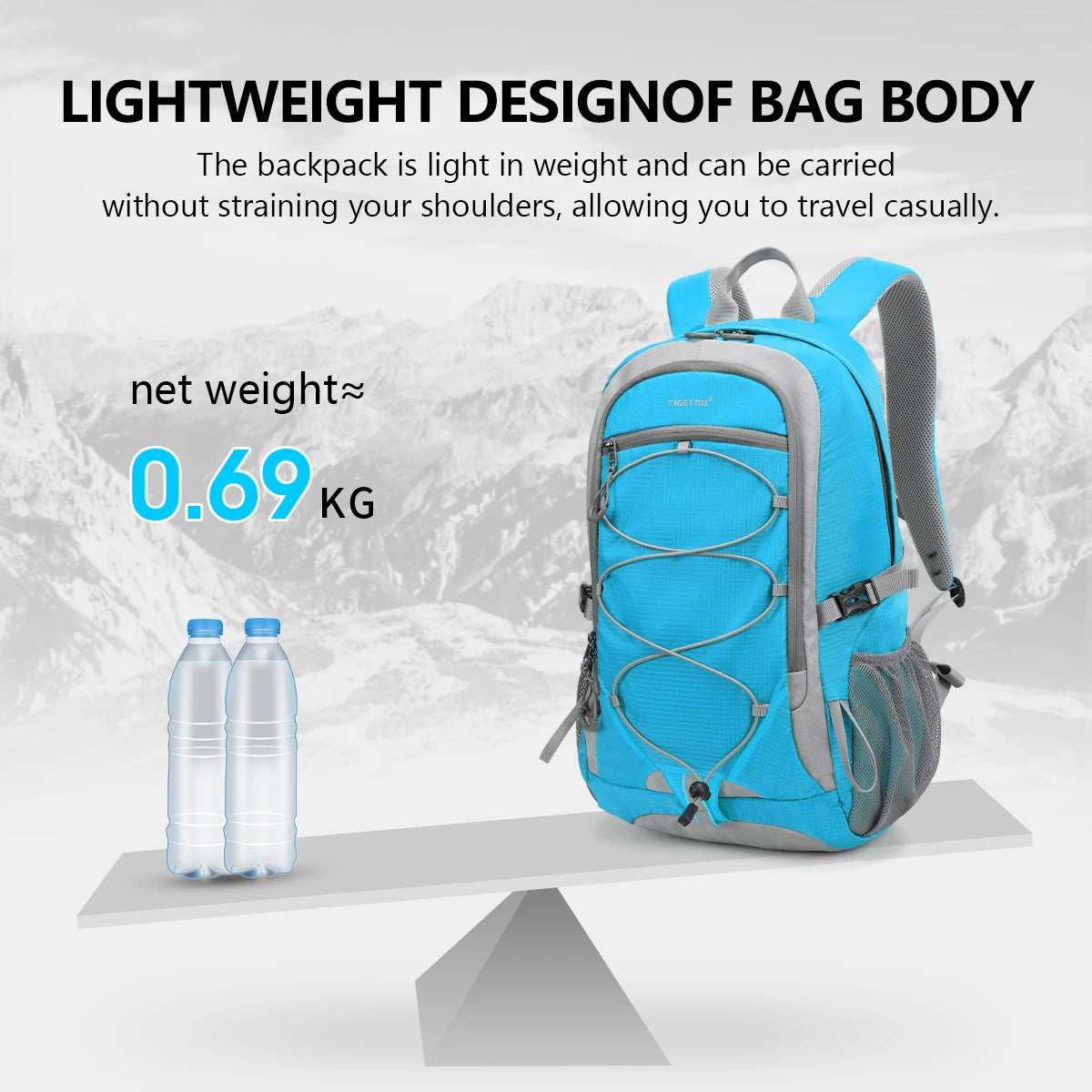 Tigernu Climbing Backpacks Men Outdoor Bag Waterproof Travel Backpack Women Light Sport Backpack Bag For Men Hiking Bag Rucksack