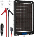 7.5W/20W 12V Solar Panel Kit with Upgraded Controller for Car, RV, Motorcycle, and Marine Applications