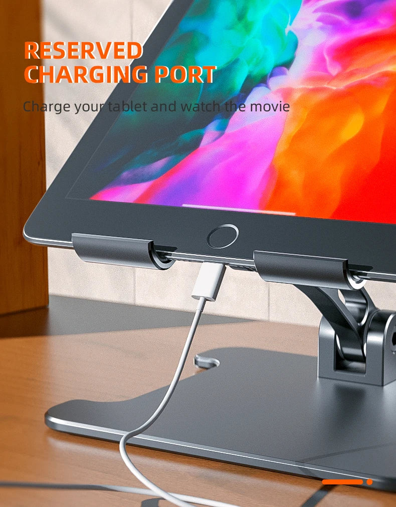 Aluminum Alloy Desktop Mobile Phone Stand Foldable iPad Tablet Support Cell Phone Desk Bracket Lazy Holder For Smartphone Mount