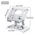 Laptop Bracket Mobile Phone Tablet Bracket Aluminum Alloy Multifunctional Desktop Lazy Bracket 360 Degree Rotation Foldable