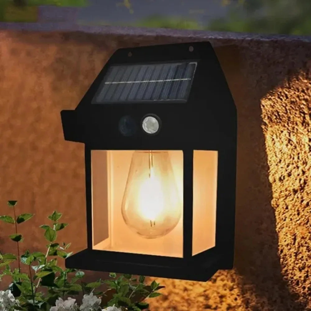 Powerful Solar Wall Light Outdoor Waterproof LED Lamp House Garden Fence Decoration Light Sensor Solar Energy Wall Lantern LED