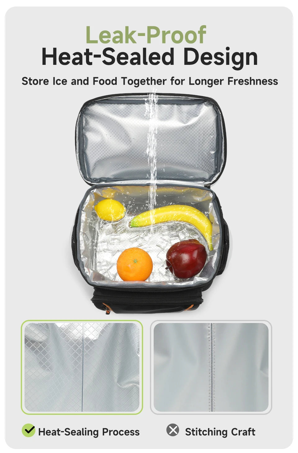 Tigernu Lunch Bags For Insulated Leakproof Cooler Bag Waterproof Women's Bag Ice Pack Cold Storage Bag Picnic Lunch Boxes School