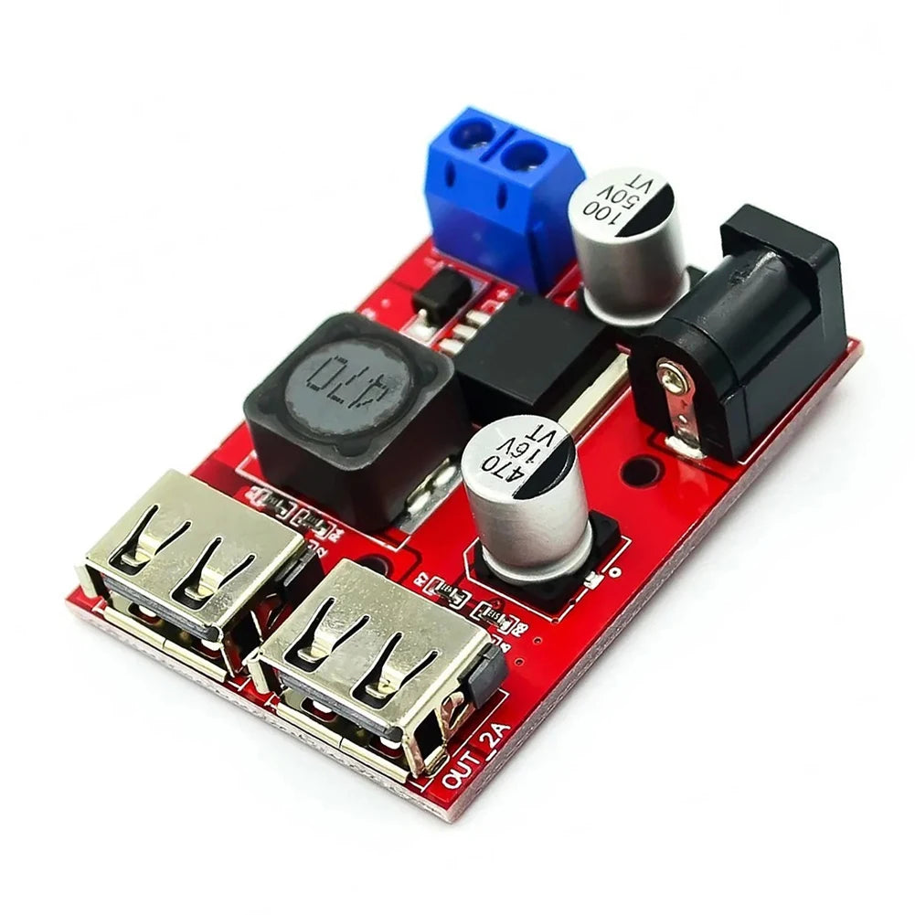 Solar Controller Charger 3A Dual USB Output Module With Automatic Charging Board For 6V-40V DC Solar Panels And USB 5V Devices