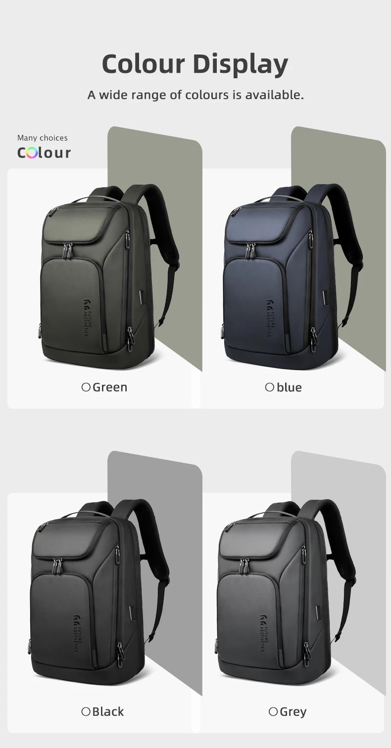 HK Travel Business Backpack for Men Large Capacity 17 Inch Laptop Backpack Multifunctional Anti-Theft Backpack Weekender Daypack