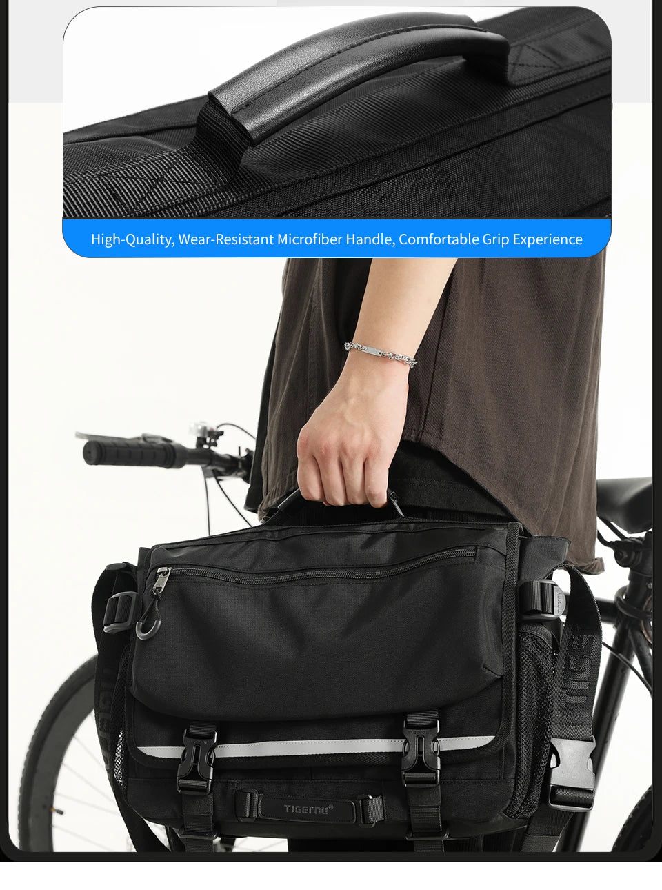 Tigernu Men's Shoulder Bags Waterproof Camera Bag Fashion Messenger Bags For Men Crossbody Bags Outdoor Pack Video Bags Travel