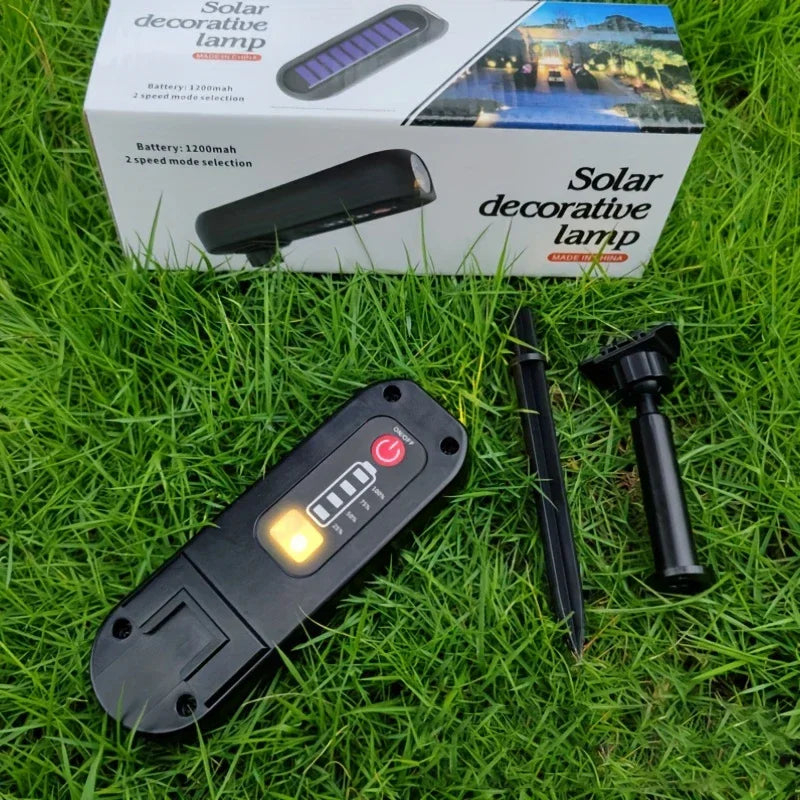 Solar Powered Outdoor Lights Garden Decoration Landscape Spotlights Waterproof Solar Lighting Yard Lawn Pathway Auto On/Off