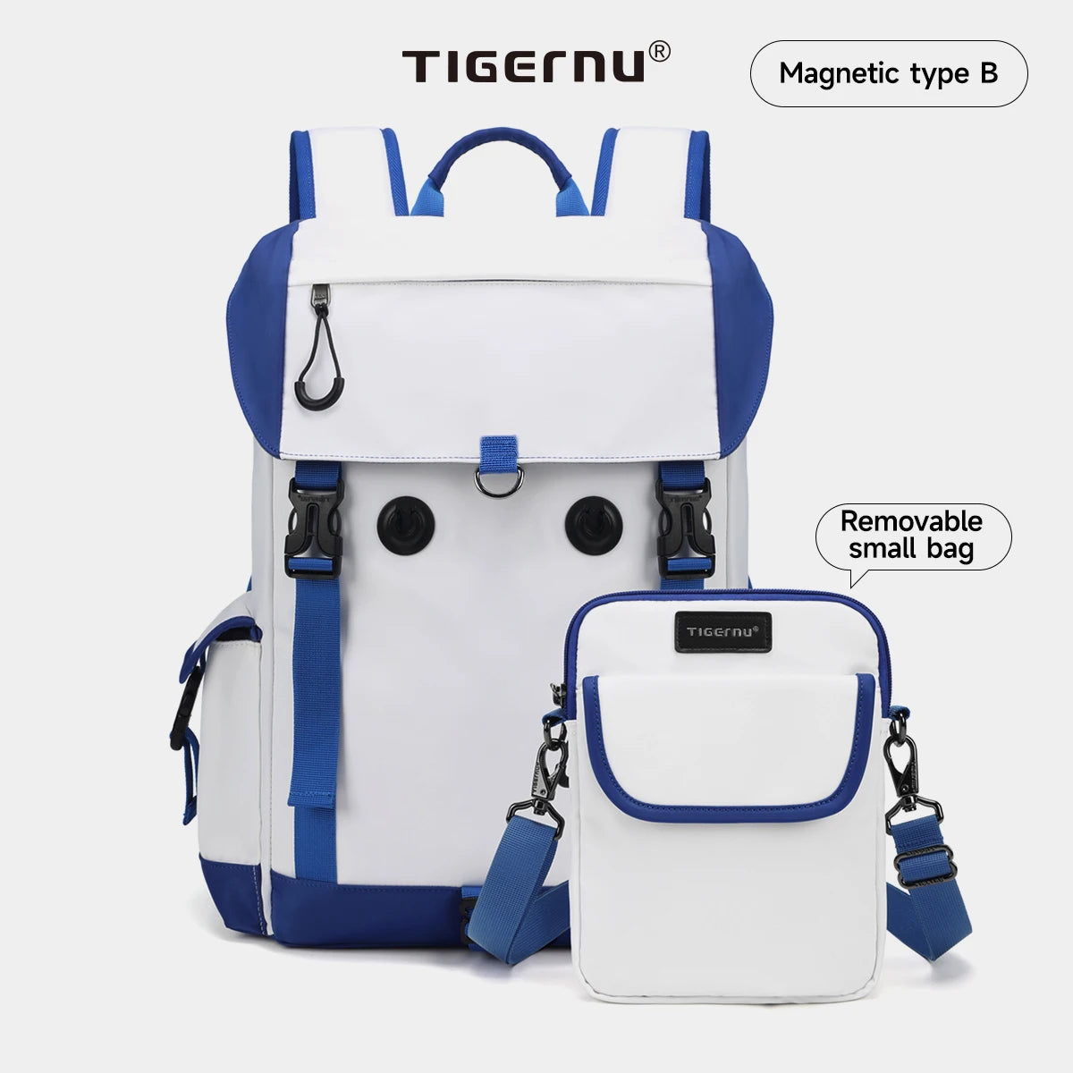 Tigernu Casual Backpack Men's Travel Backpack Bags For Laptop 15.6‘’ Fashion School Backpack Male Commuting Backpack Schoolbag