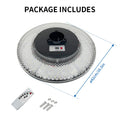Solar Garden Light 360° Circular Illumination Human Radar Sensing 0 Electricity Bill Wireless Solar LED Lamp
